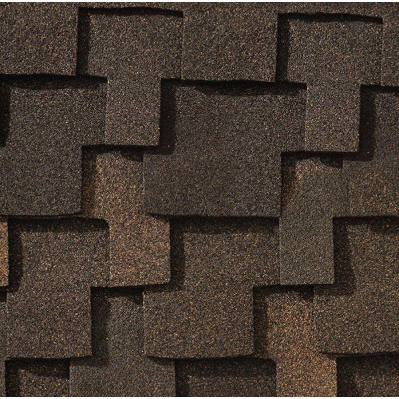 Гибкая битумная черепица GAF Grand Canyon, Stone Wood